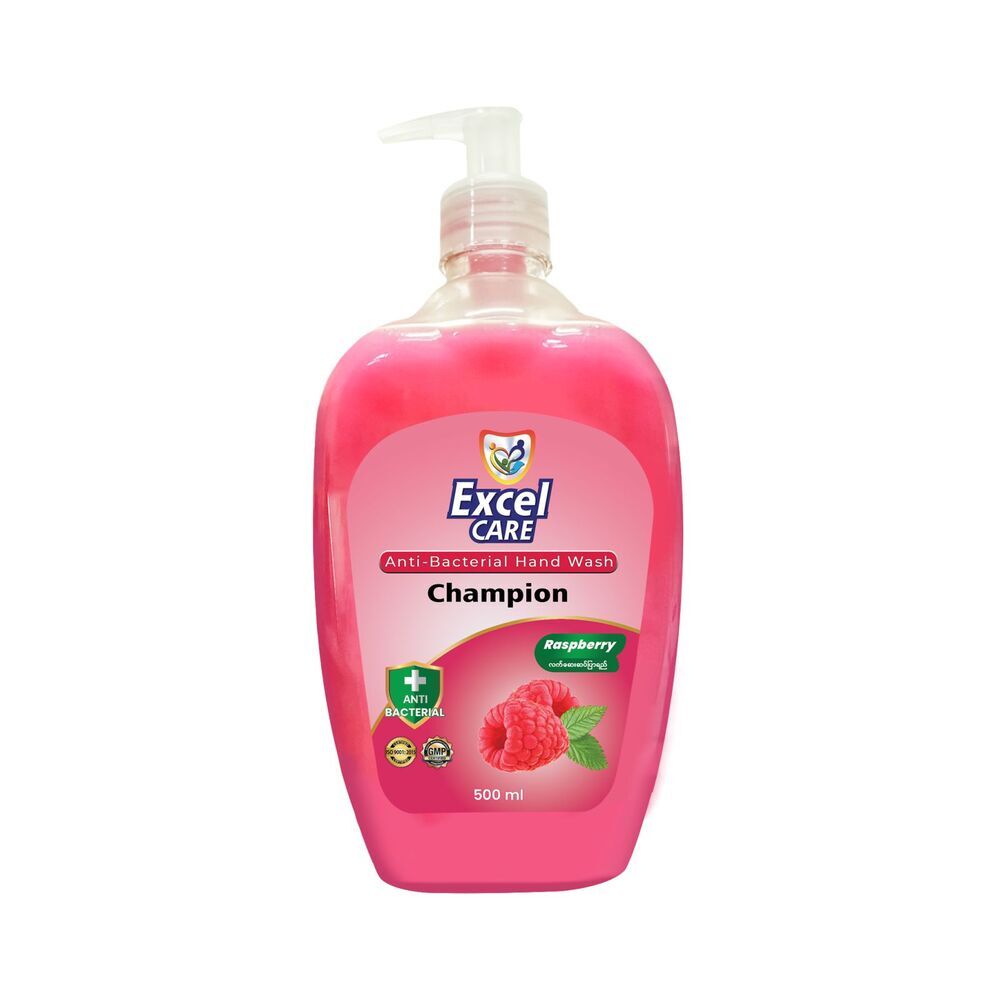 Excel Care Champion Anti-Bacteria Hand Wash 500ML (Raspberry)