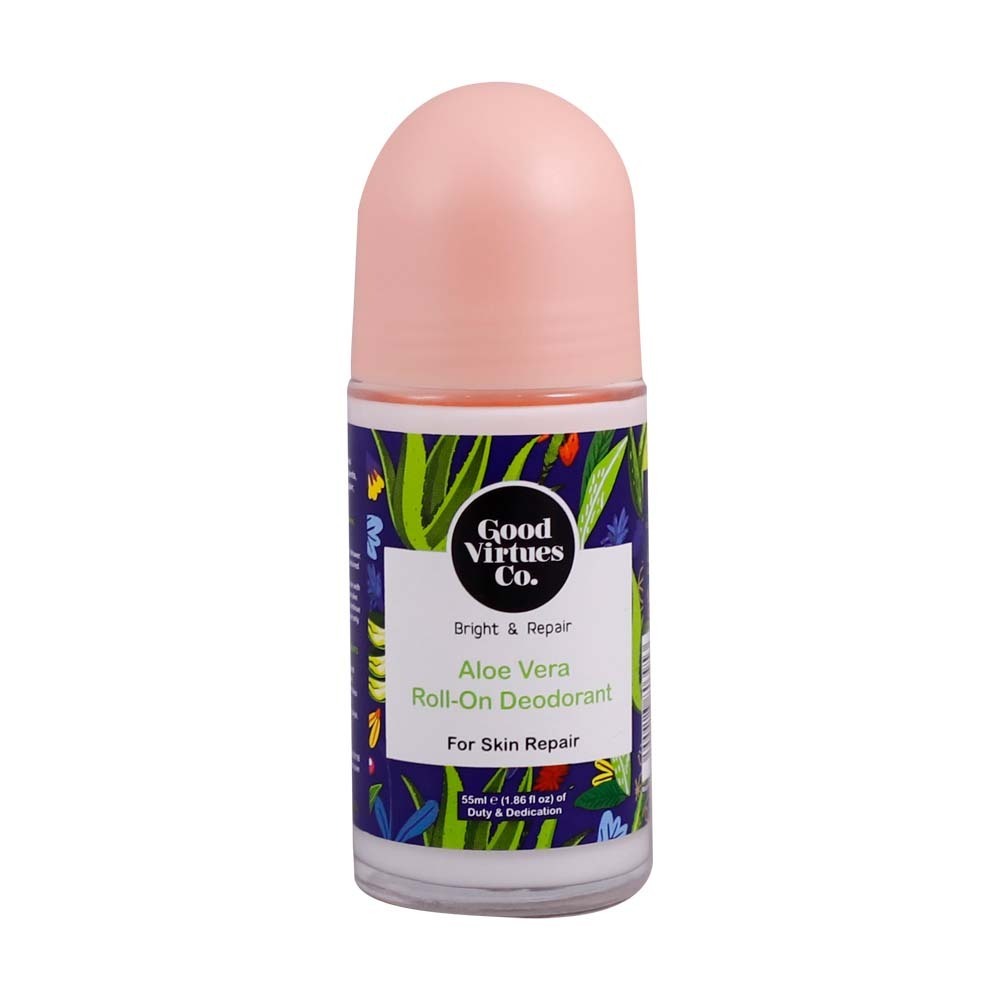 Good Virtues Co Roll On Deodorant 55ML (Aloe Vera)