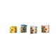Uncle Gyi Sunflower Cylinder Paper Lantern (Small) 10PCS x 1Pack Yellow