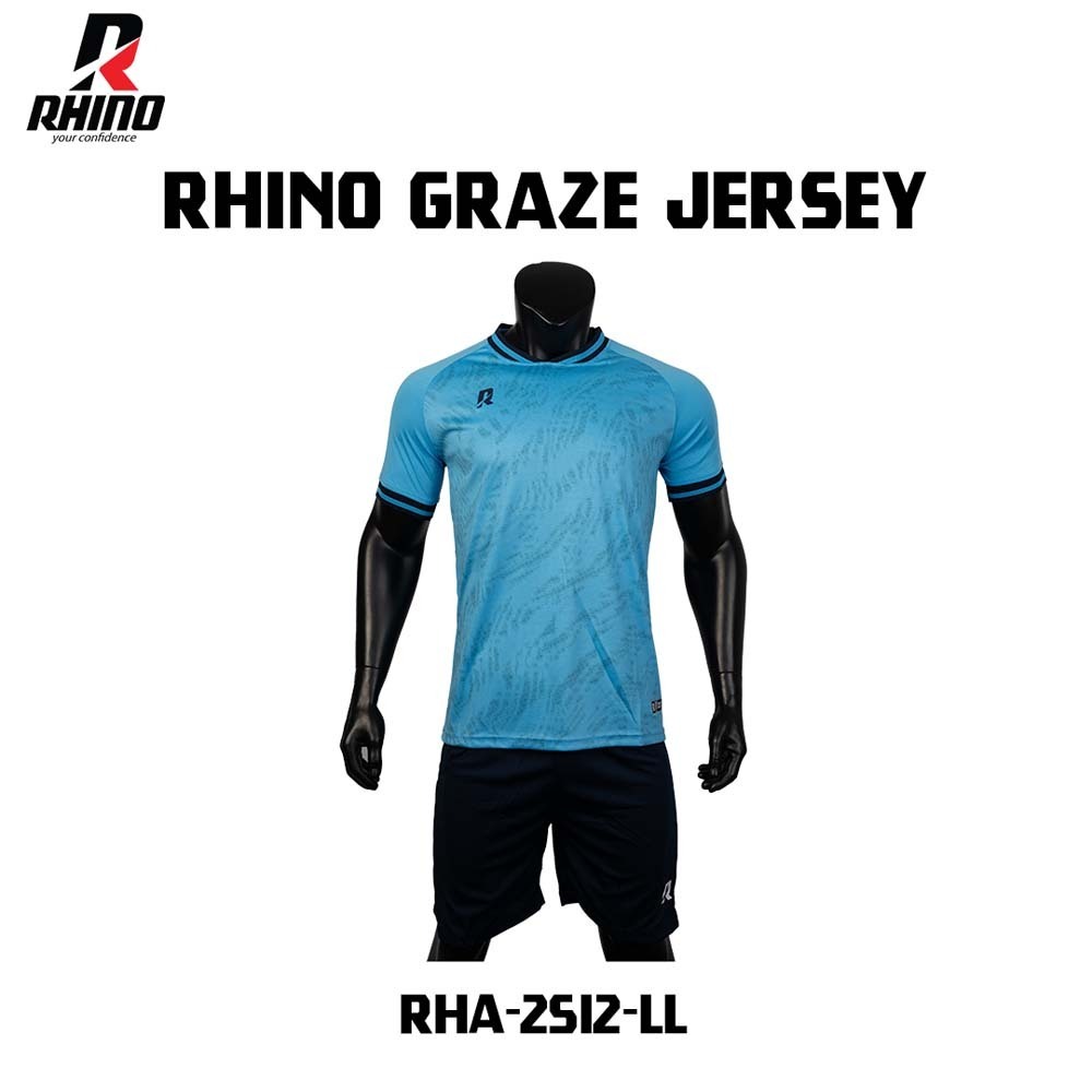 Rhino Graze Jersey RHA-2512-LL Light Blue Medium