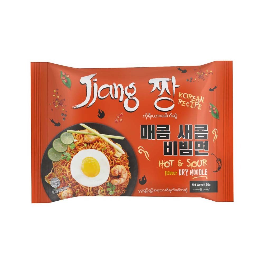 Jjang Hot & Sour Dry Noodle 70G