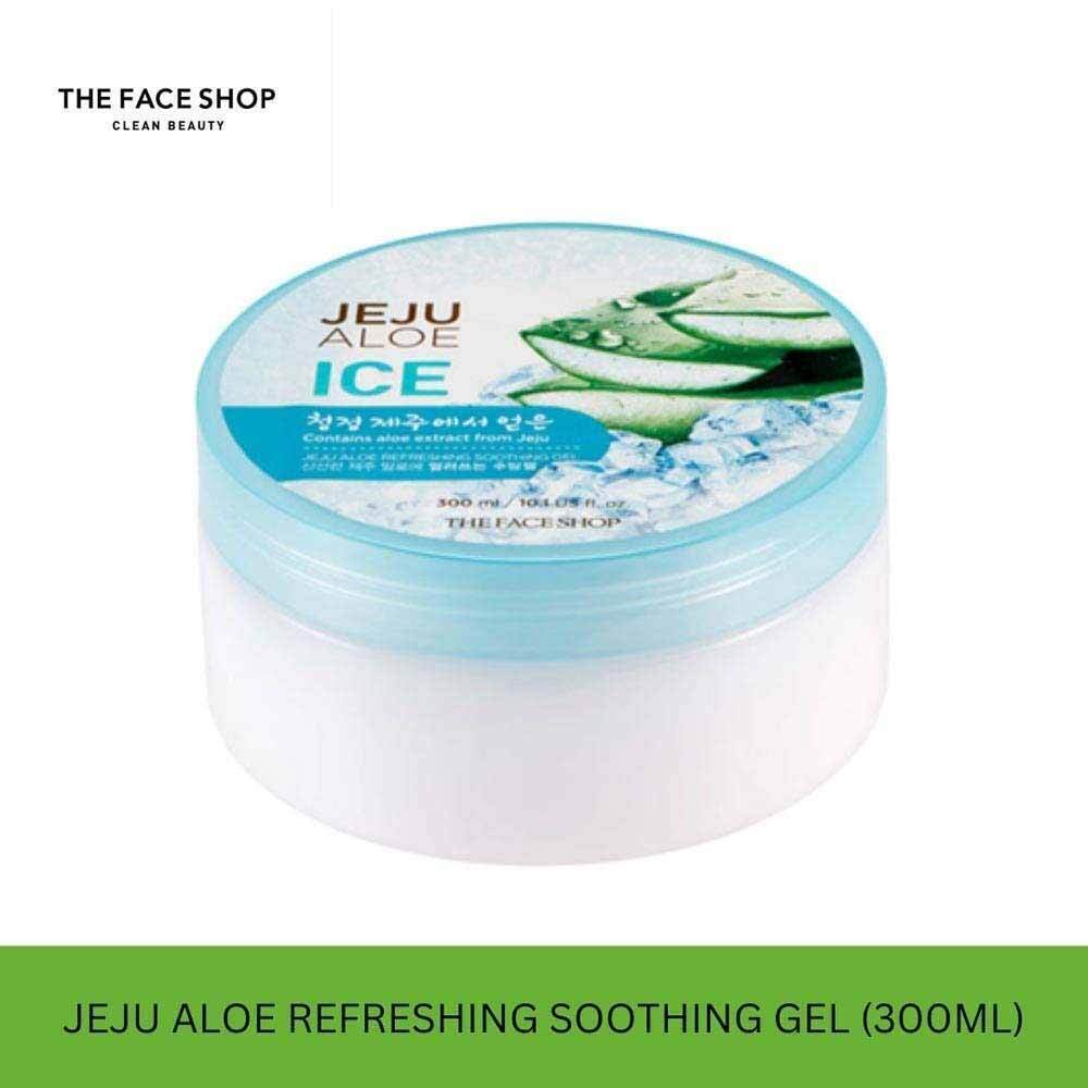 The Face Shop Jeju Aloe Ice Refreshing Soothing Gel 300ML 8801051481631