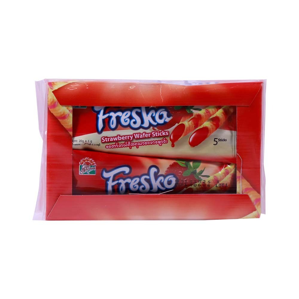 Good Morning Fresko Strawberry Wafer Stick 240G
