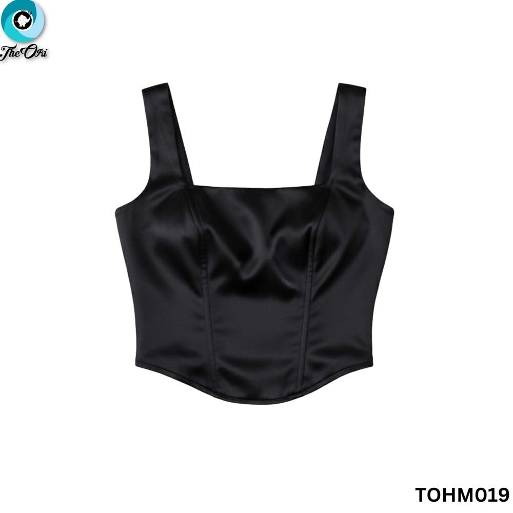 The Ori Women Sleeveless Top TOHM019 Black Medium