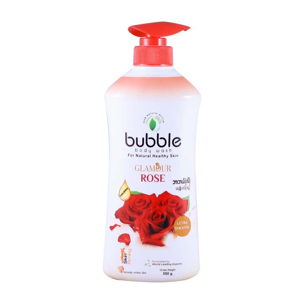 Bubble Ultra Smooth Rose Body Wash 550G