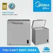 Midea Chest Freezer (198)Liter (2'9) MDRC277FZG01