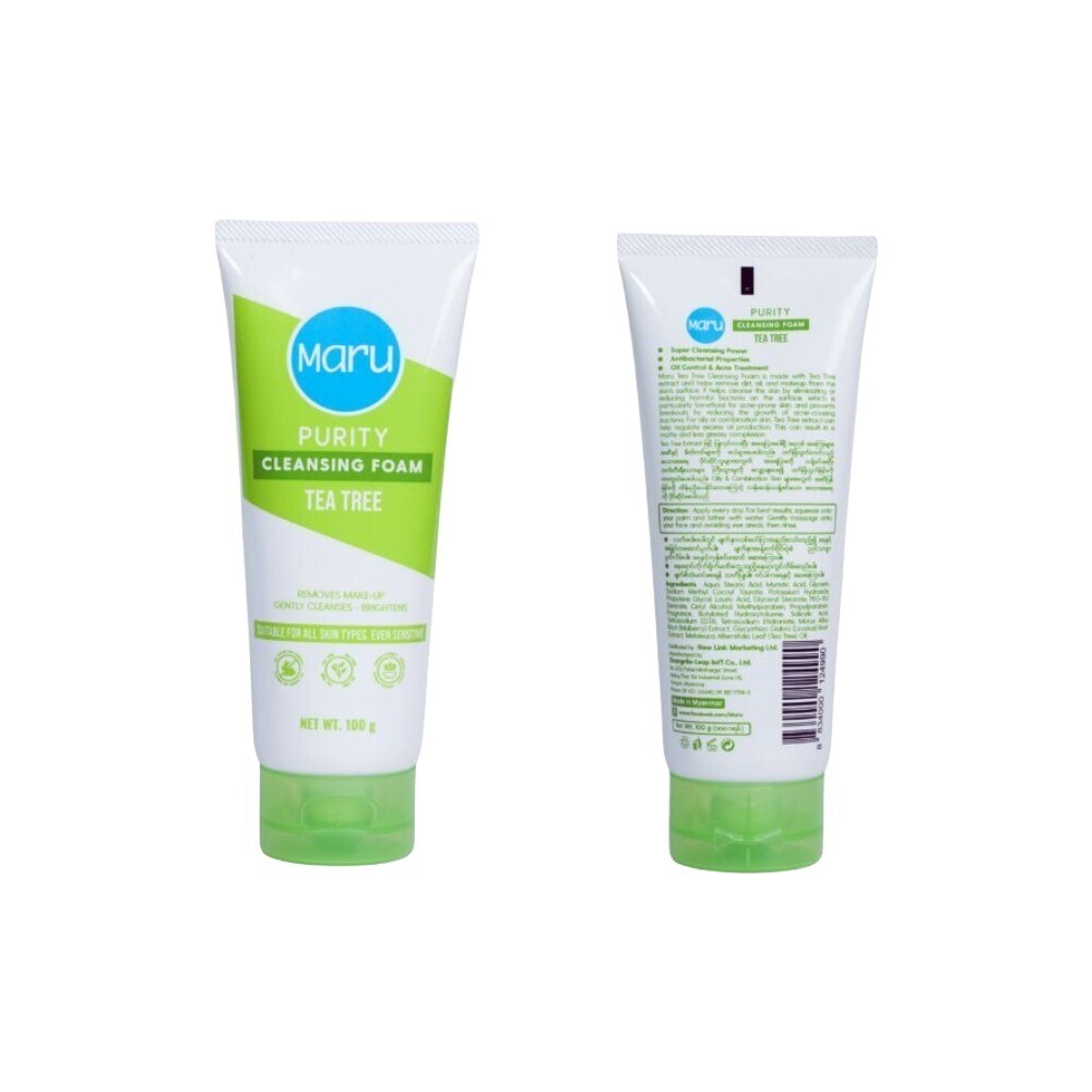 Maru Purity Cleansing Foam 100G (Tea Tree)