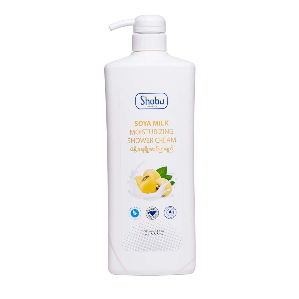Shobu Moisturizing Shower Cream (Soya Milk ) 1000ML