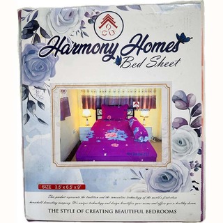 Harmoy Homes Bed Sheet Single BS06 (HH Single-183)