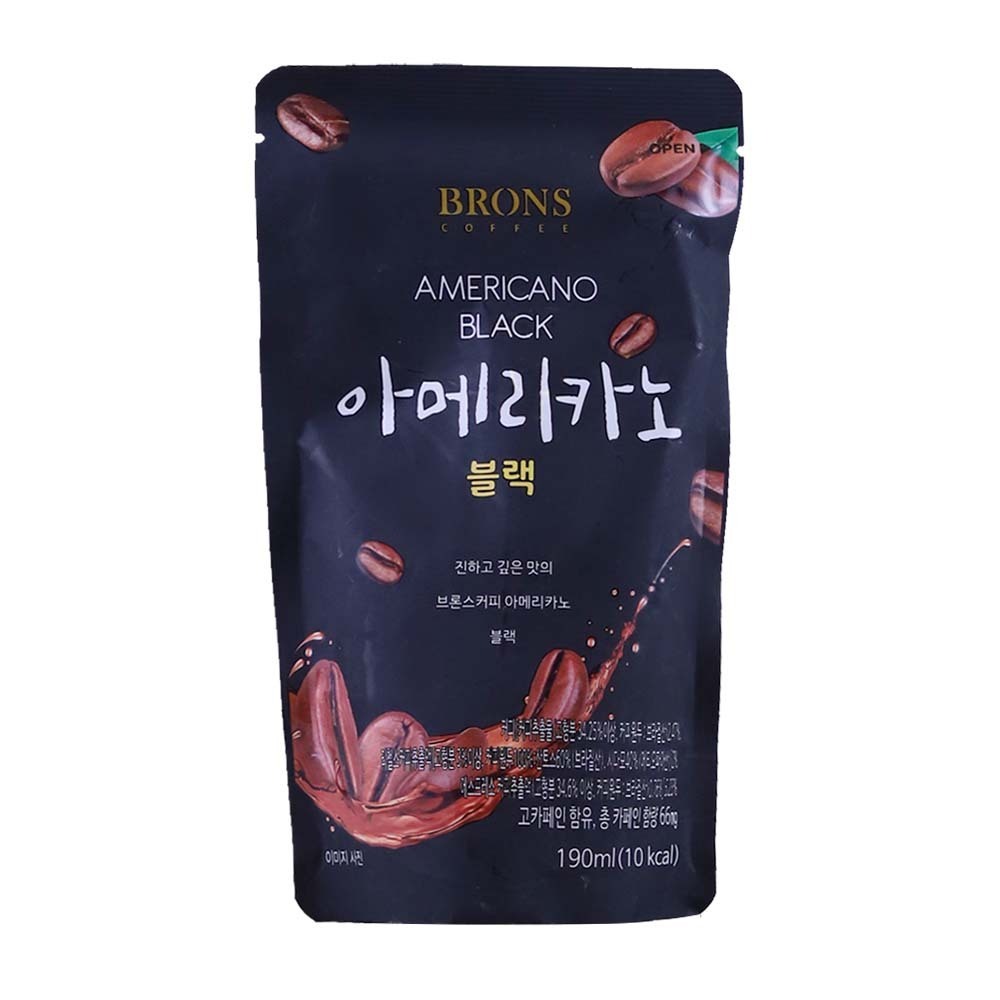 Bron's Americano Black Ice Coffee 190G