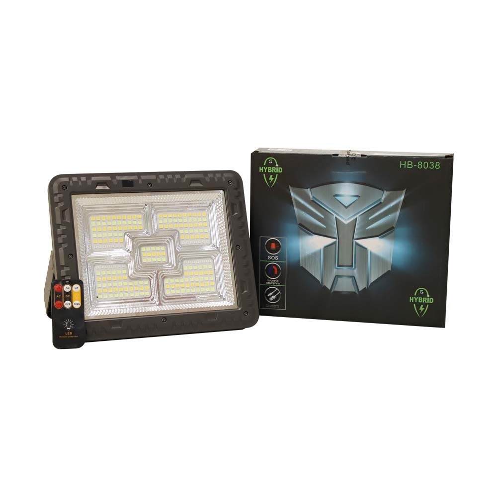 Hybird Solar Charging Emergency Light 200W HB-8038
