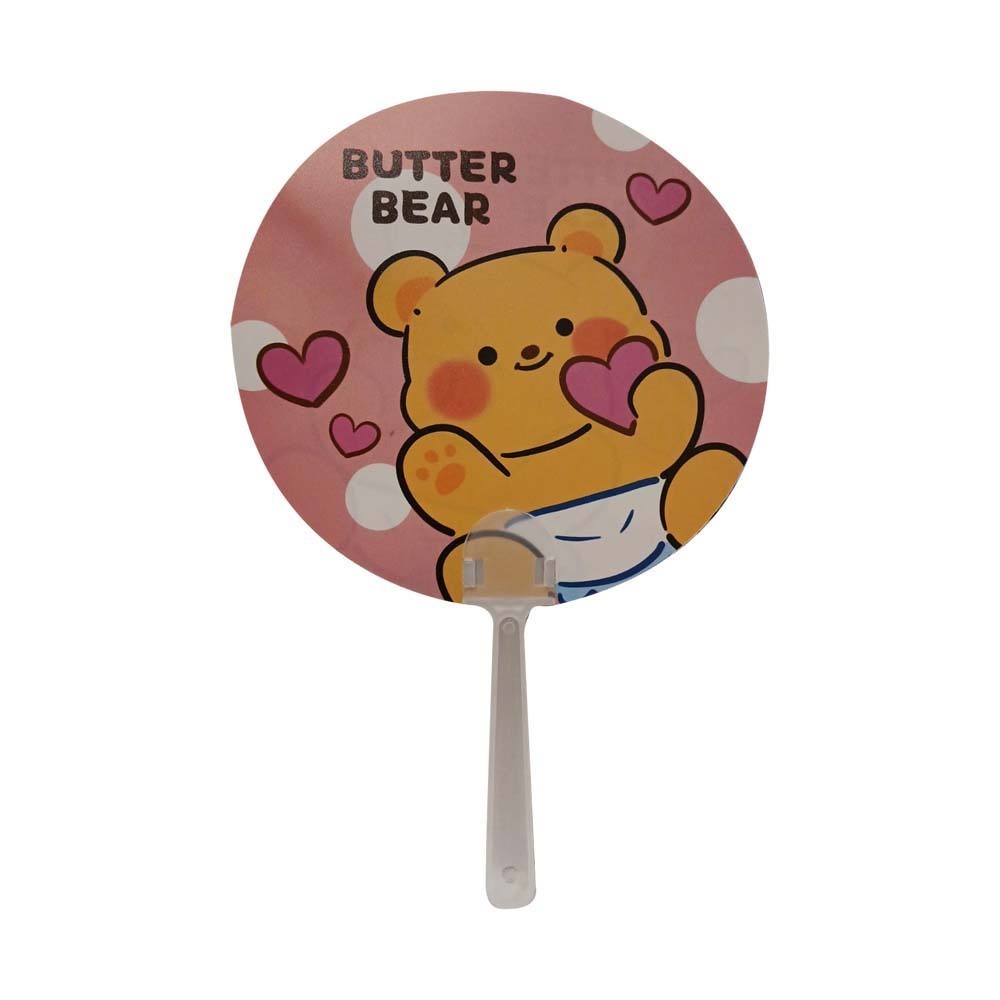 K&C Plastic Fancy Hand Fan HF-807 (S)