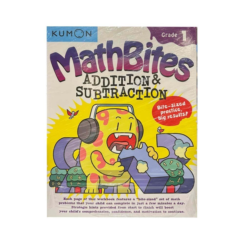 Kumon Math Bites Addition & Subtraction Grade 1