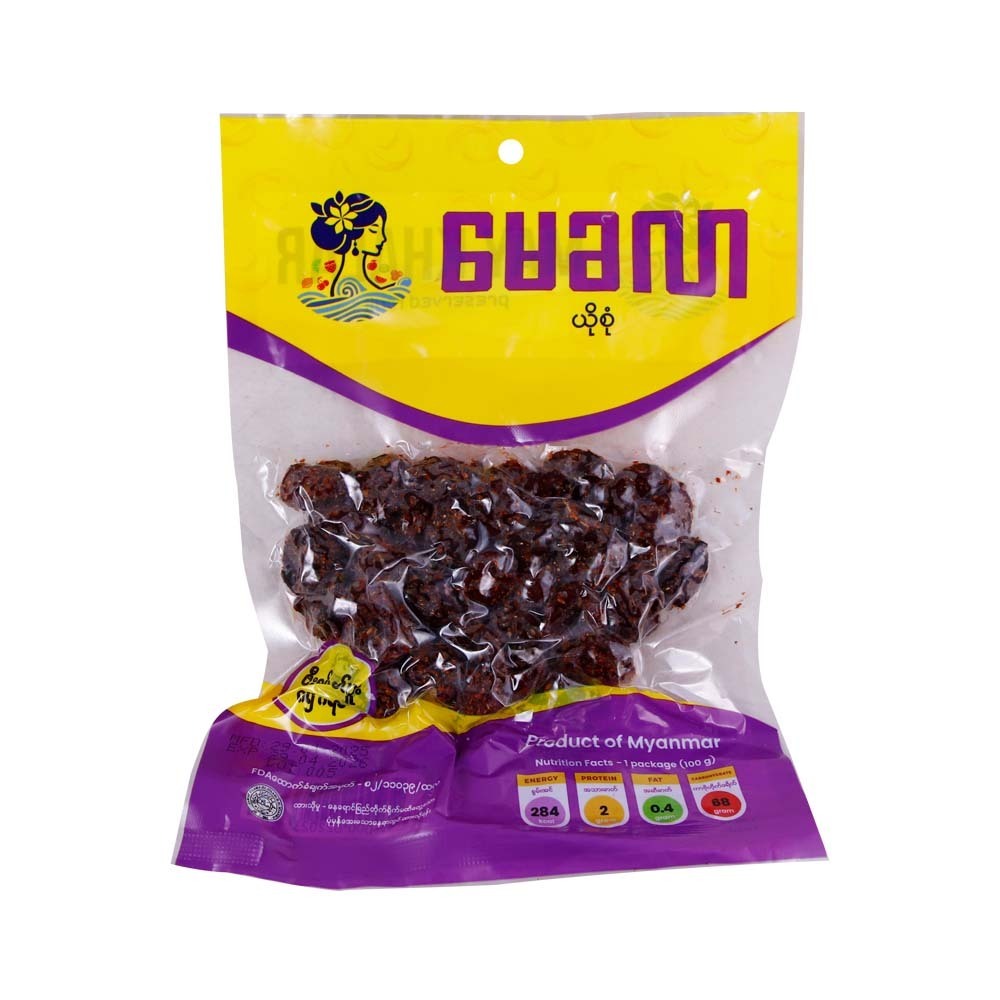 May Khalar Preserved Plum Seedless Spicy Dry 85G