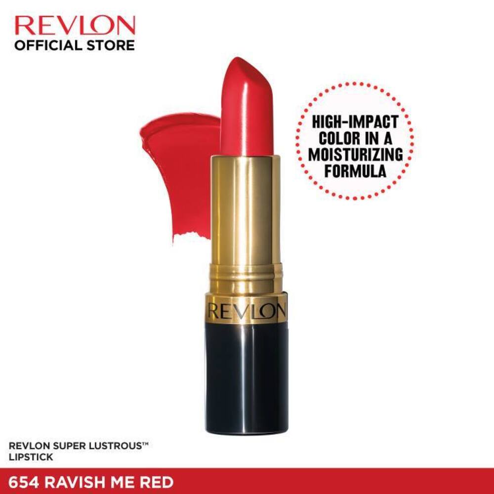 Revlon Super Lustrous Lipstick 4.2G (654 Ravish Me Red)