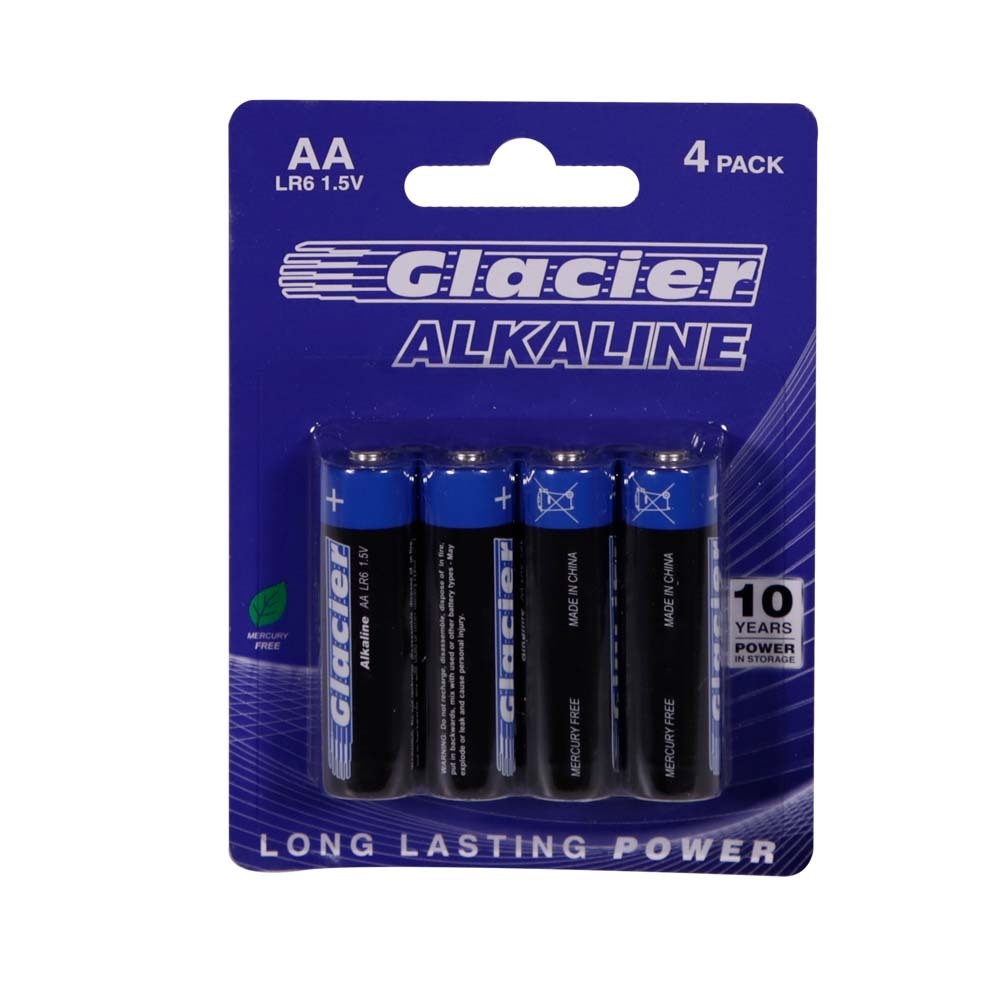 Glacier Alkaline Battery AA LR6 4PCS