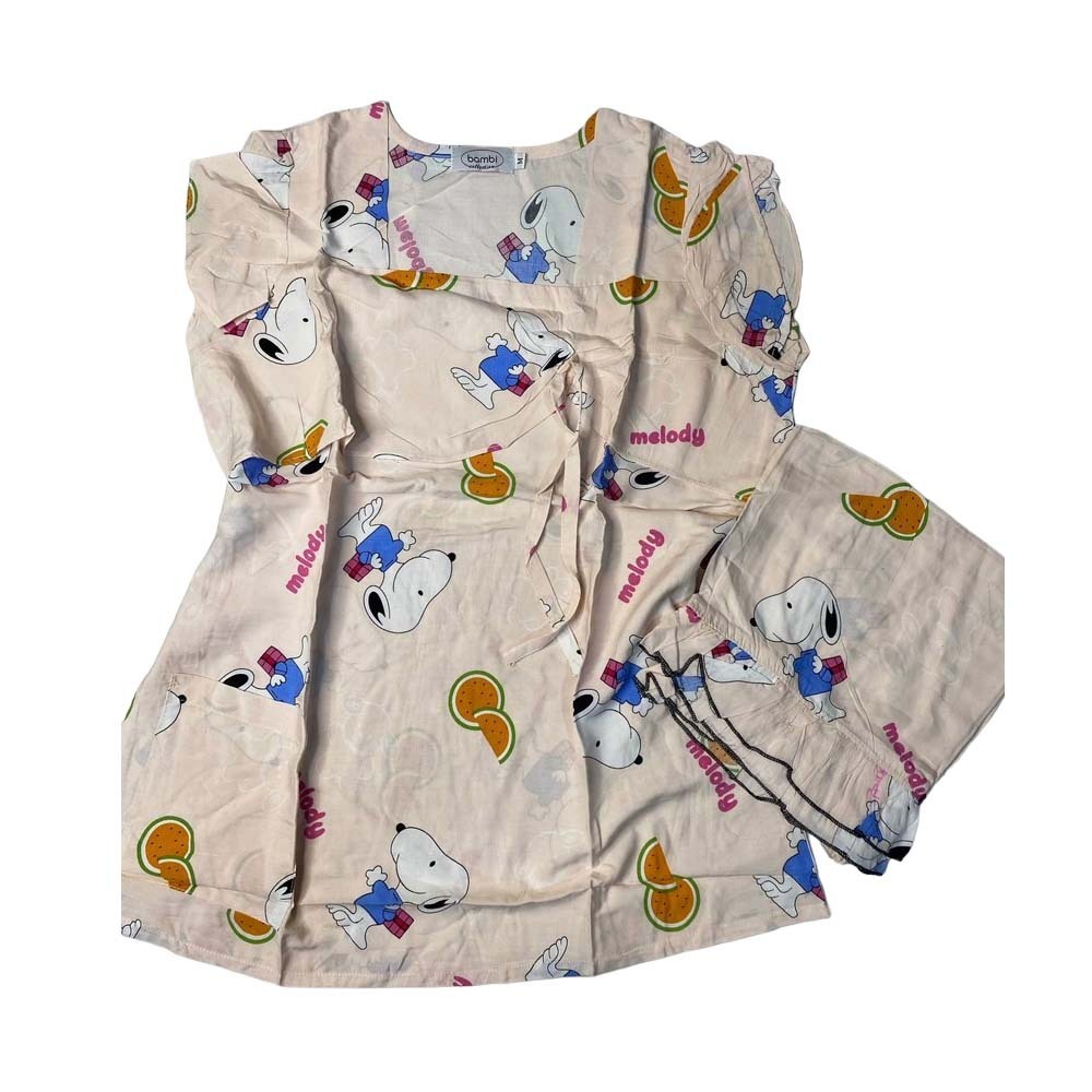 Bambi Womenwear Spant One Set S/S Cream AA0056 XL