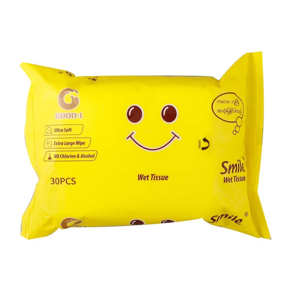 Smile Wet Wipes Sentless 30PCS