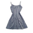 Bambi Lady Silk Night Dress Gray AA0025 Small