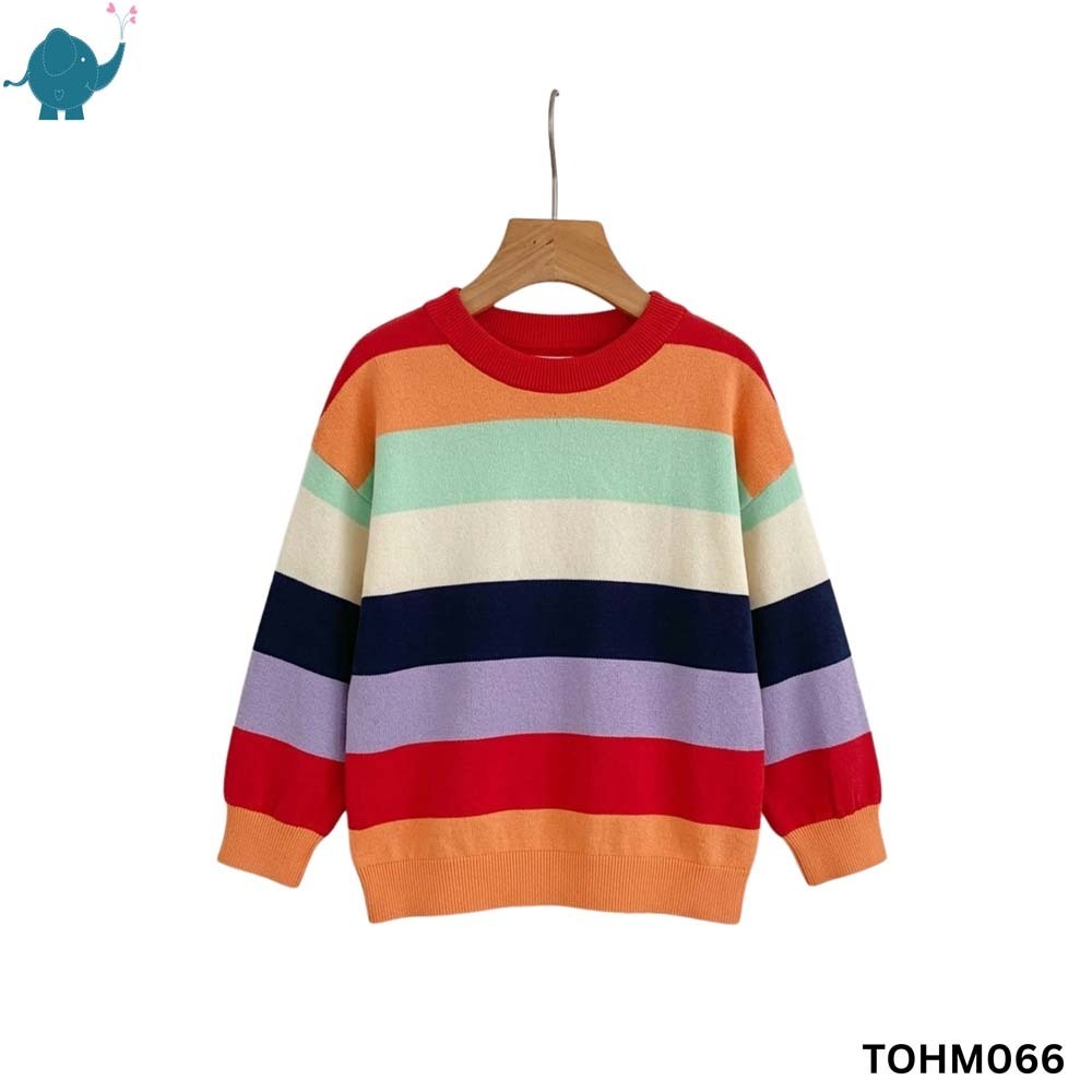 Max & Mia Kid Unisex Sweat Shirt TOHM066 Rainbow (M)
