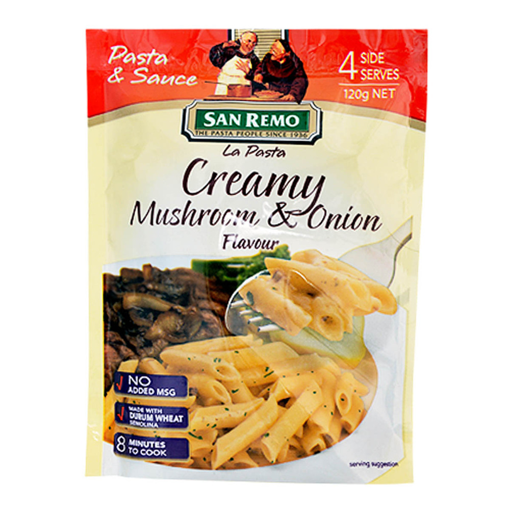 San Remo La Pasta Creamy Mushroom & Onion NO.243 120G