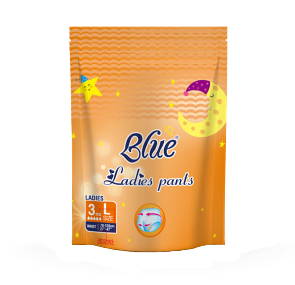 Blue Landies Sanitary Pants Cotton Layer (L) 3PCS