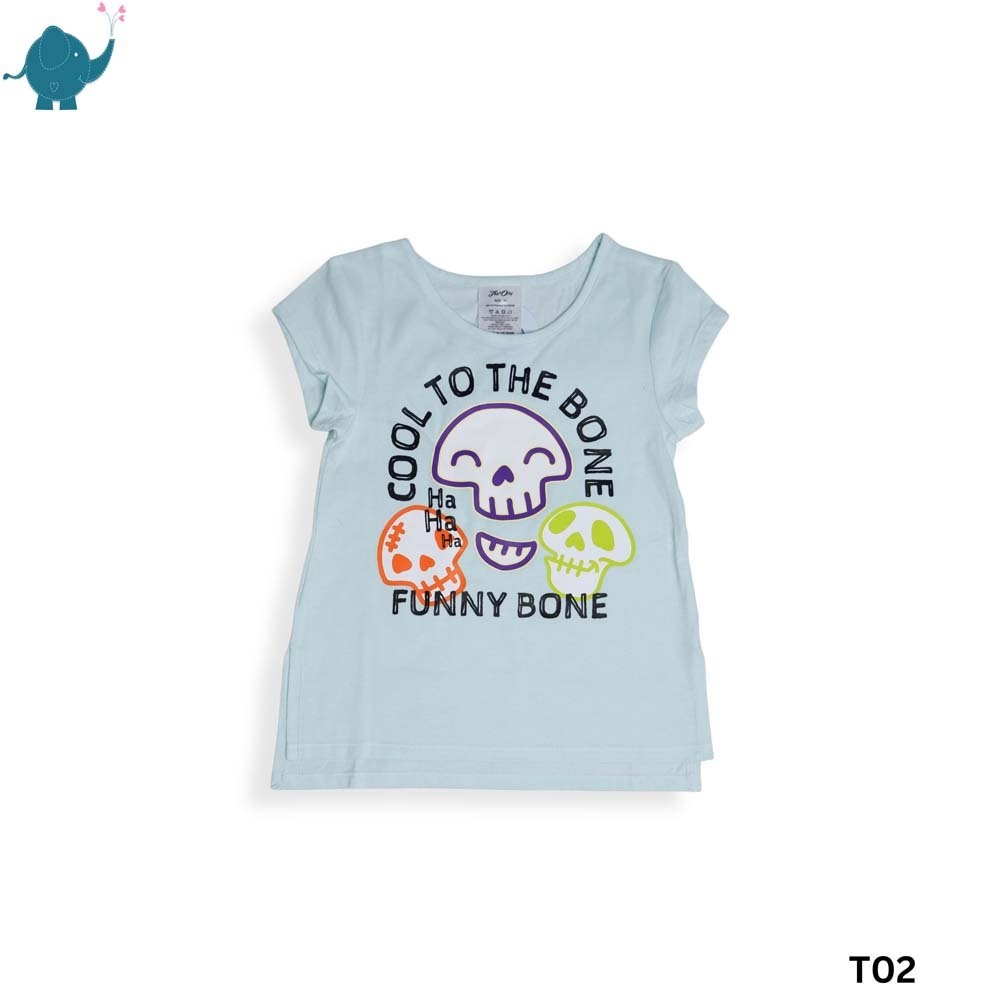 Max & Mia Girl Printed T-Shirt T02 Green 6T