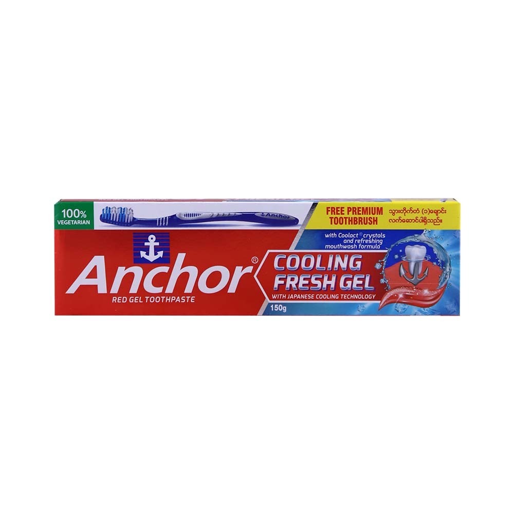 Anchor Toothpaste Gel Cooling Fresh 150G