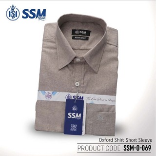 Oxford Shirt Short Sleeve Large (Ash Gray) SSM-O-P-S-085