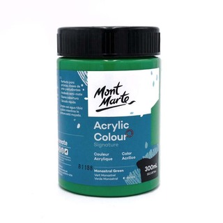 Mont Marte Acrylic Colour Paint Signature 300ML Naples Yellow