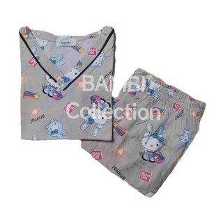 Bambi Women Spant One Set Nightwear Blue AA0038 XL