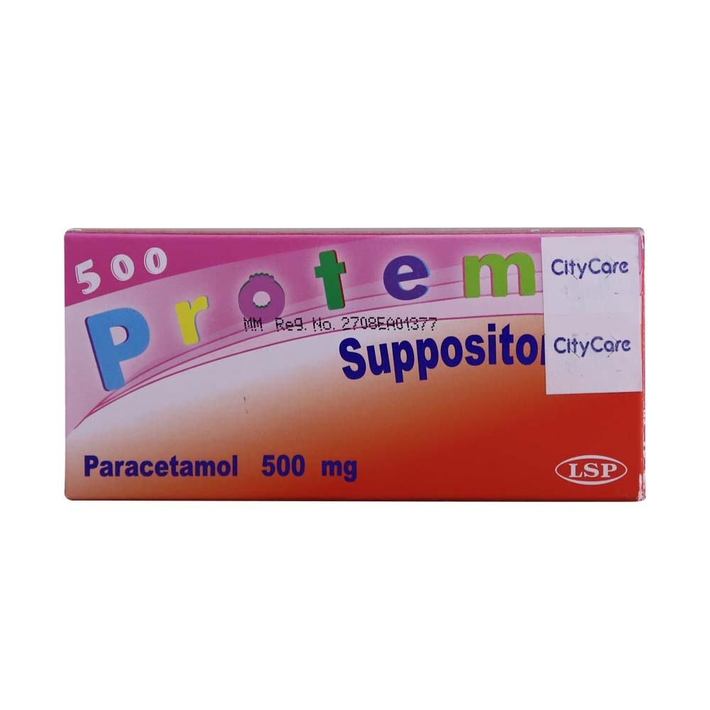 Protemp Suppositories 500MG 6PCSx2
