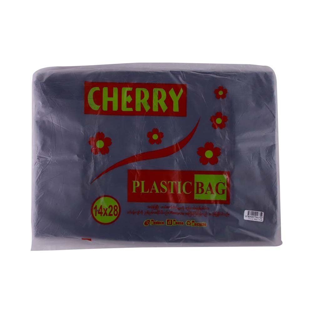 Cherry HD Plastic Bag 14X28in 50PCS (Black)