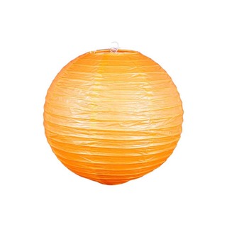 Uncle Gyi Uncle Gyi Round Paper Lantern (Plain) 25cm Red