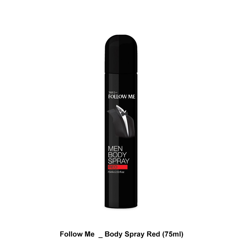 Follow Me Red Body Spray For Men 75ML
