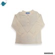 Max & Mia Kid Boy Cotton Puff Long Sleeve Shirt MM9945 Light Yellow S (3/4yrs)