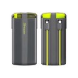 Konfulon A43Q (10000mAh Fast Charging 22.5W Built-in Cable Power Bank) Black