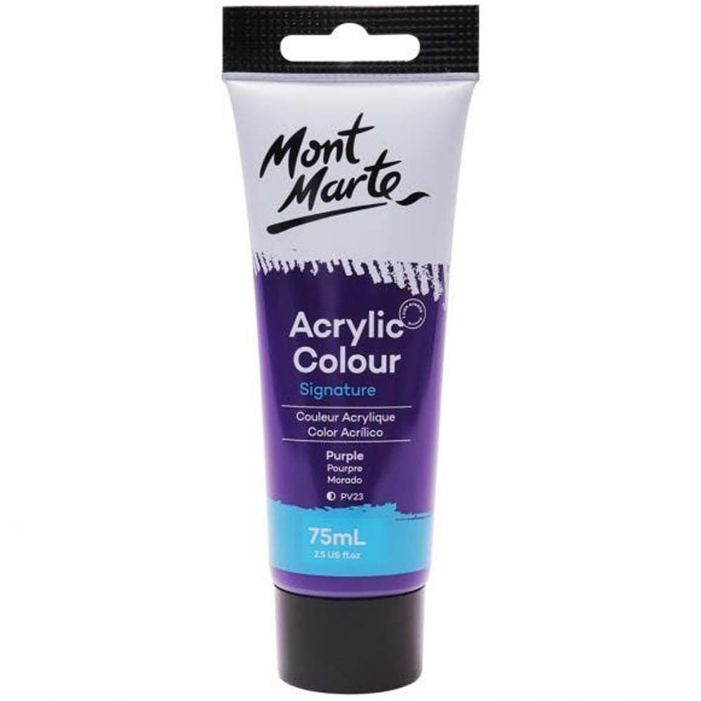 Mont Marte Studio Acrylic Paint 75ML - Purple