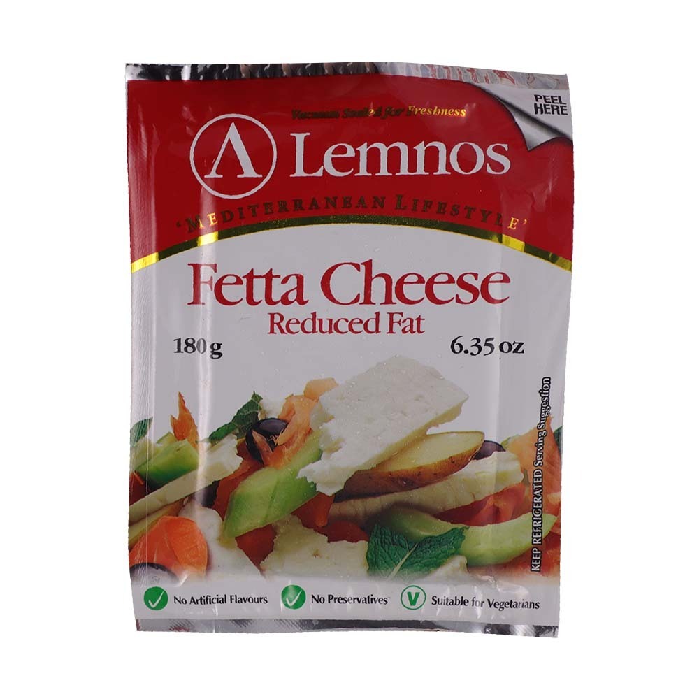 Lemnos Fetta Cheese Reduced Fat 180G