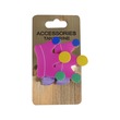 MM Fiber Crystal Bobby Pin 2PCS