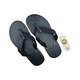 Sin Pauk Men Leather Slipper SPM-022-A Black (No-44)