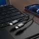 Acefast C1-01Pd30W Max  USB-C To Iph Aluminum Alloy Charging Data Cable Black
