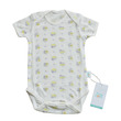 Tiny Cozy Airy Cotton Body Suite (Short Sleeve) TC20212M Yellow & Purple