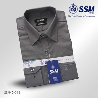 Oxford Shirt Long Sleeve Medium (True Black) SSM-O-P-L-028