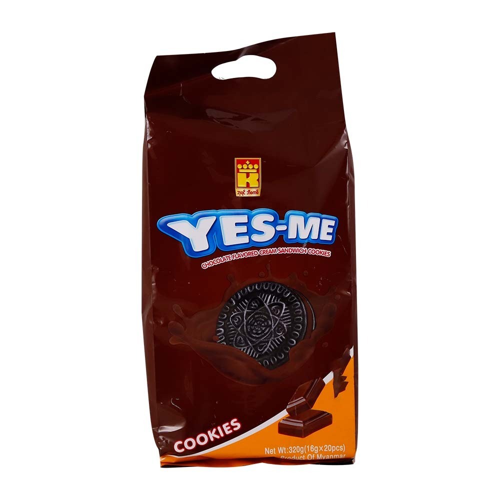 Bayin Yes-Me Cream Sandwich Cookies Chocolate 320G