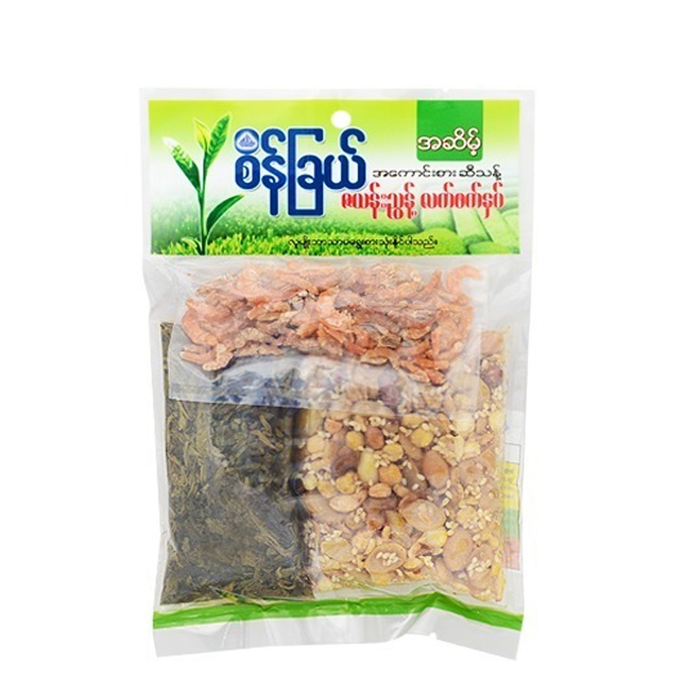Sein Chal Tea & Double Friedbean With Prawn Sweet 160G