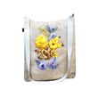 90s Belle Jute But Cute Shoulder Bag Yellow Rose Code No.048