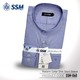 Madarin Collar Shirt Short Sleeve XL (Orchid Blue) SSM-O-M-S-060