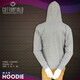 Cottonfield Men Hoodie with Zip C45 (Small)