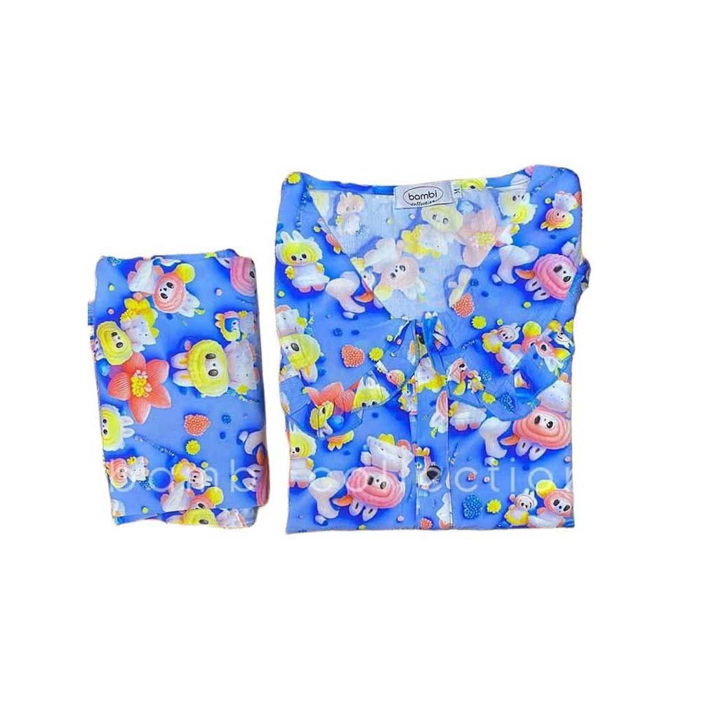 Bambi Women Spant One Set Blue AA0054 D2 XL